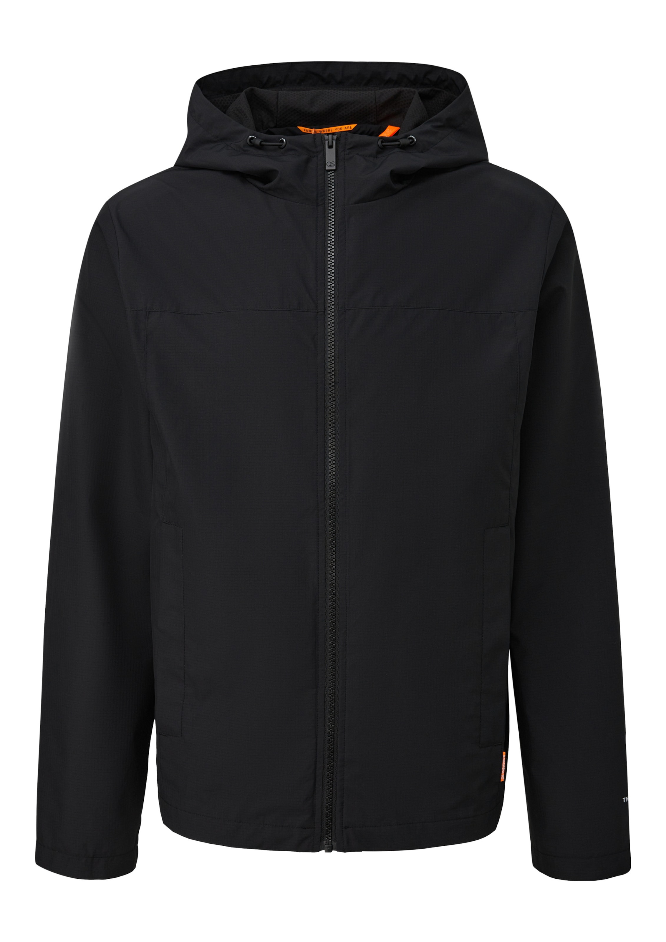 Veste mi-saison QS en noir : devant