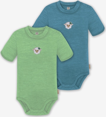 Barboteuse / body 'Tihoi' normani en vert : devant