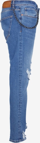 2Y Premium Tapered Jeans in Blau