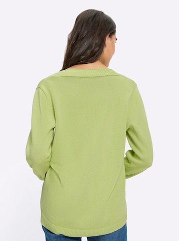 heine Gebreid vest in Groen