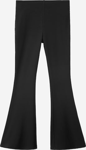 MANGO KIDS Levenevä Leggingsit värissä musta: etupuoli