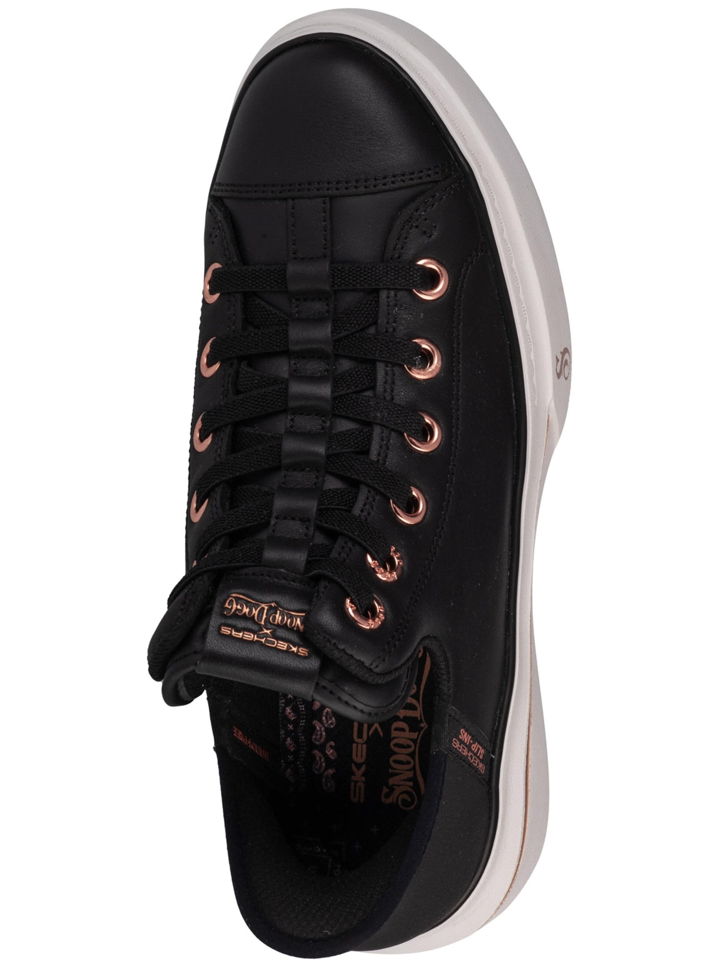 SKECHERS Slip-on 'Skechers Slip-Ins: Snoop One - OG Leather' in Zwart