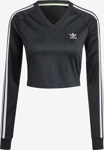 ADIDAS ORIGINALS Shirt in Black: front