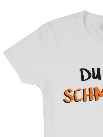 United Labels Shirt 'Ralf Schmitz - Du bist schmitze!' in White