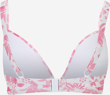 Hunkemöller Triangel Bikinitop 'Tropical' in Pink