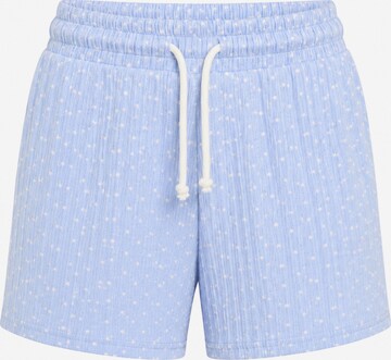Alexa Dash Trousers in Blue: front