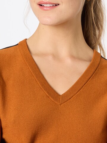 COMMA Pullover in Braun