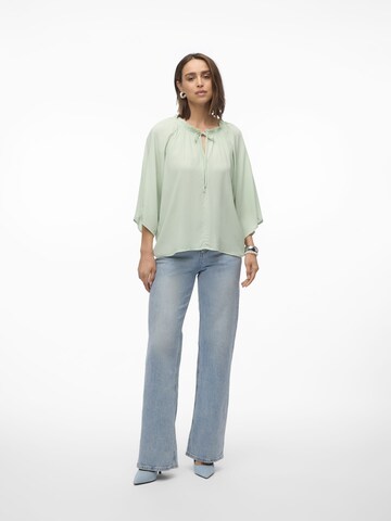 VERO MODA Bluse 'JANNI' i grøn