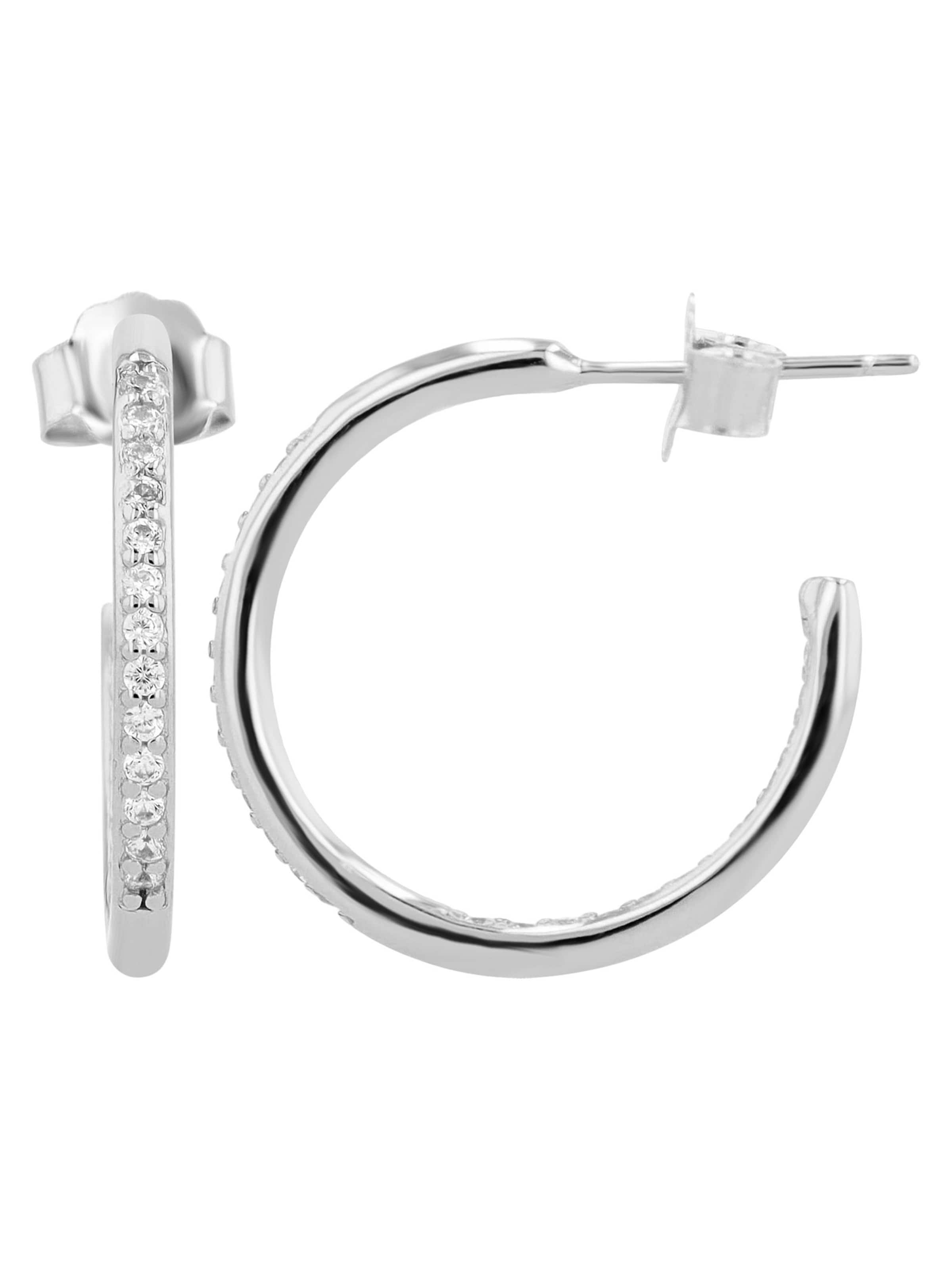 Akzent Earrings 'Uzma, langlebig' in Silver