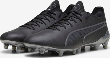 Chaussure de foot 'King Ultimate' PUMA en noir : devant