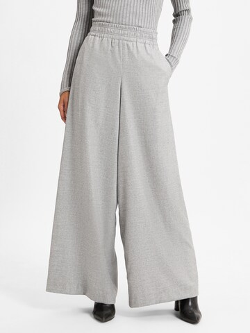 DRYKORN Wide leg Pants 'Ceiling' in Grey: front