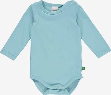 Fred's World by GREEN COTTON Rompertje/body 'Langarm' in Blauw: voorkant