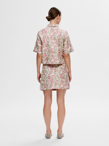 Jupe 'Arisa' SELECTED en blanc