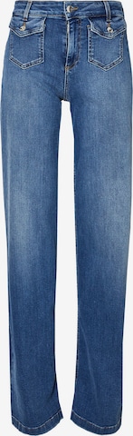 Liu Jo Wide leg Jeans in Blauw: voorkant