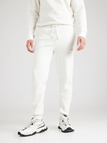 Tapered Pantaloni di Calvin Klein Jeans in bianco: frontale
