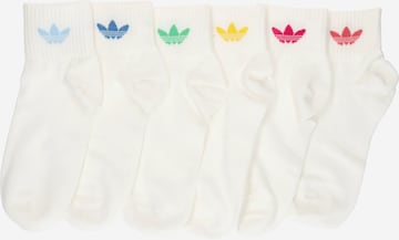 Calzino di ADIDAS ORIGINALS in bianco: frontale