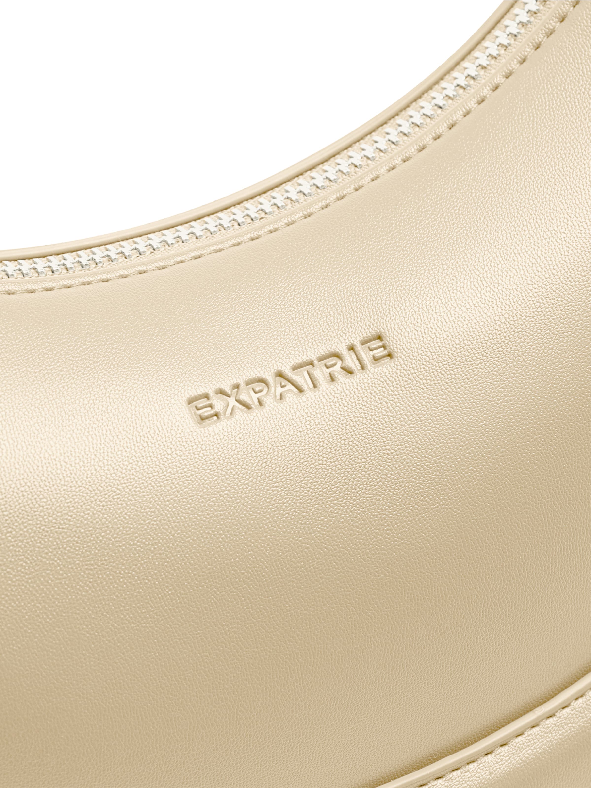 Expatrié Skuldertaske 'Livia' i beige