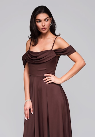 Ombre Avondjurk in Bruin
