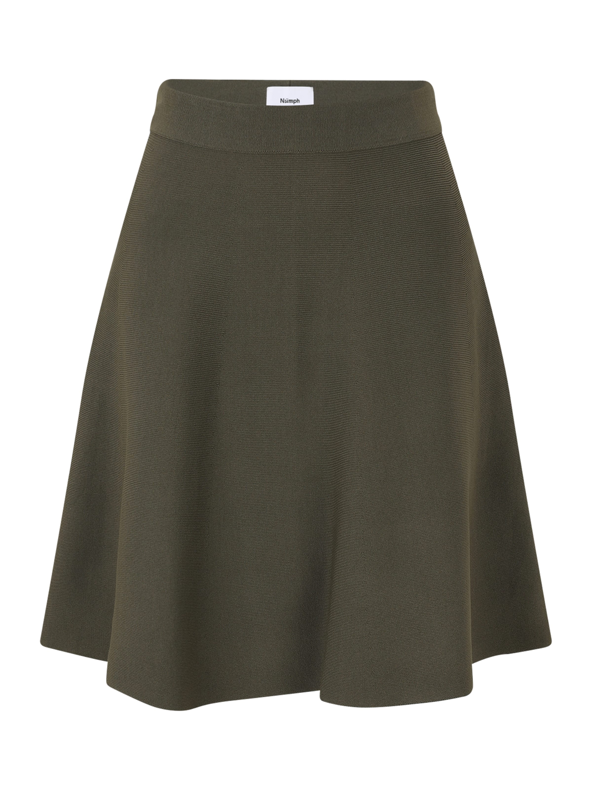 NÜMPH - Falda 'Nulilypilly' en verde: frente