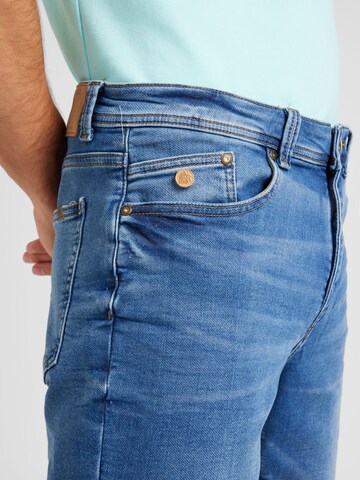 Springfield Regular Jeans in Blauw