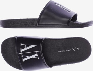 ARMANI EXCHANGE Sandalen 38 in Schwarz: predná strana