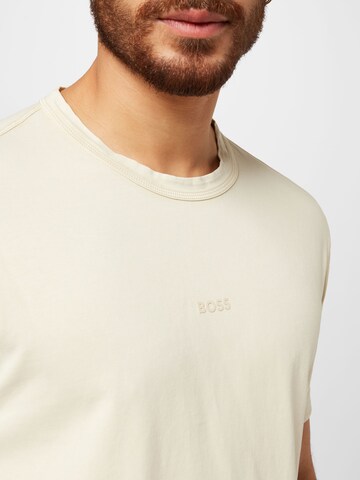 T-Shirt 'Tokks' BOSS en beige