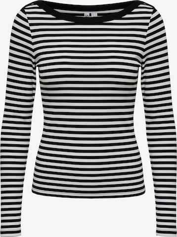 PIECES Shirt 'PCSof' in Schwarz: Vorderseite