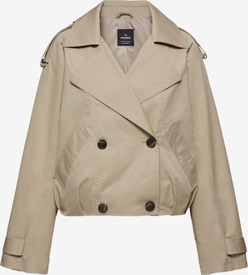 Pull&Bear Płaszcz przejściowy w kolorze beżowy: przód