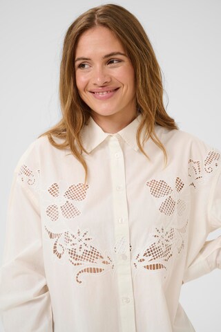 CULTURE Bluse 'Allison' i hvid