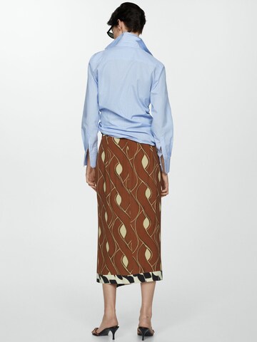 MANGO Skirt 'Cumbia' in Brown