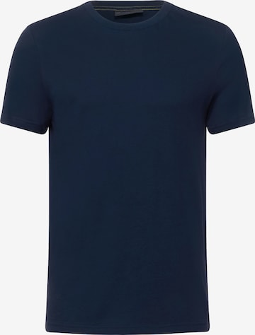 Street One MEN Basic T-Shirt in Blau: predná strana