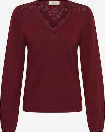Pull-over Cream en rouge : devant