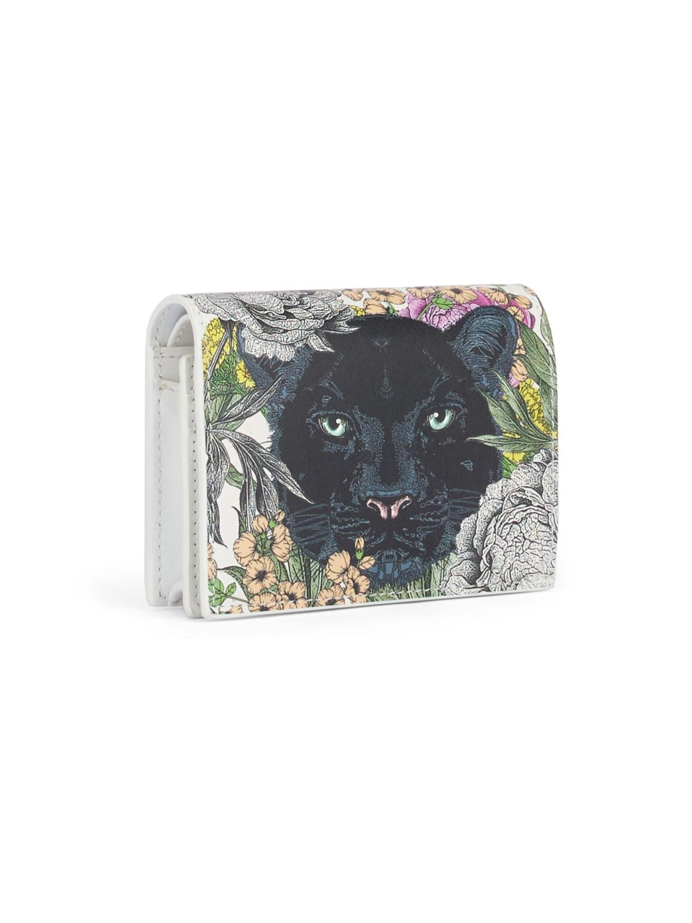 Portamonete 'Wallet Mini Pantera' di Braccialini in bianco