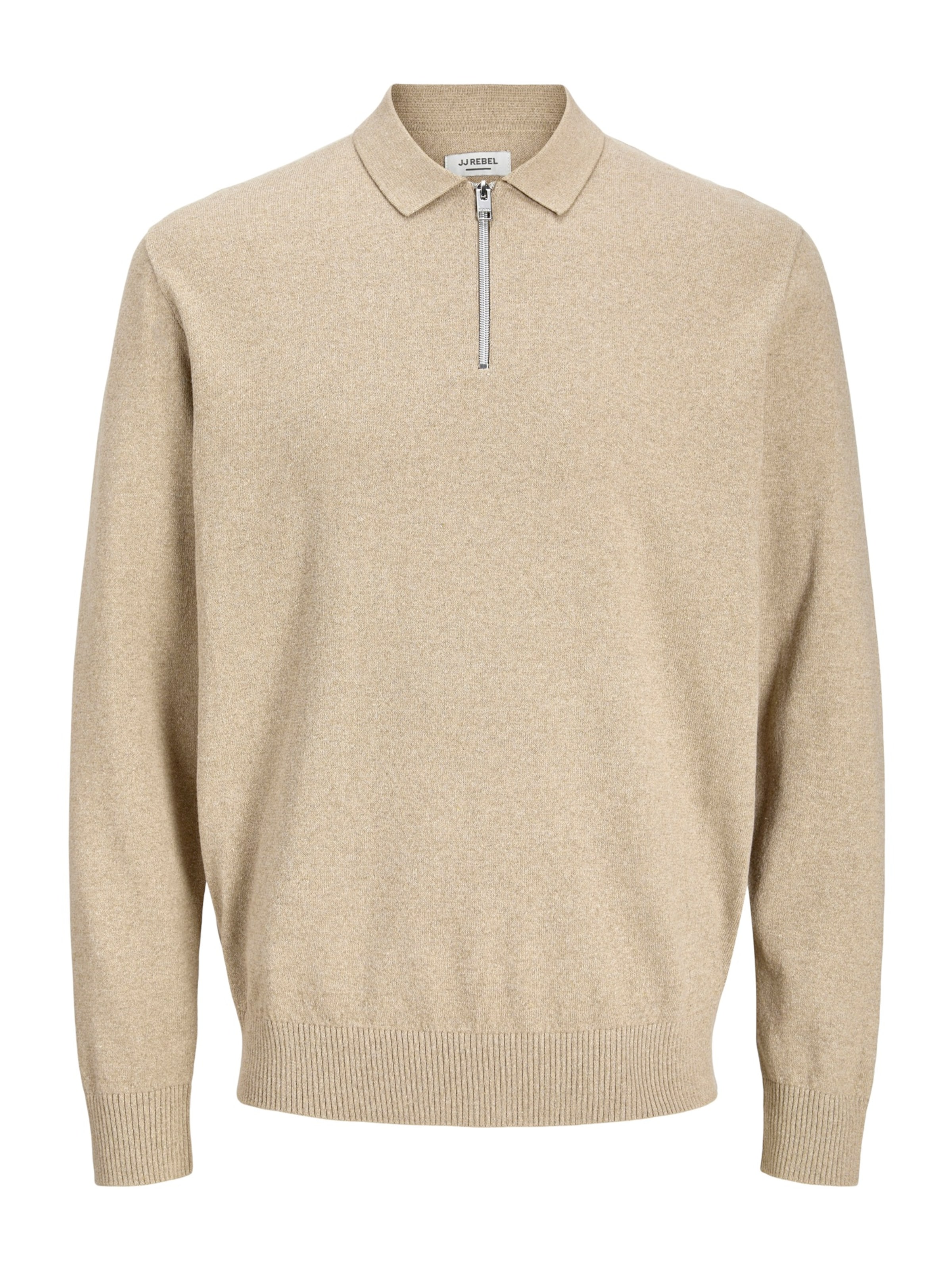 JJ Rebel Pulóver 'JREBCALLUM' - bézs: elől