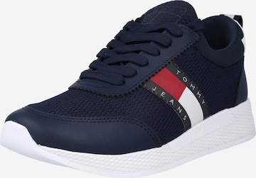 Tommy Jeans Sneakers in Blue: front