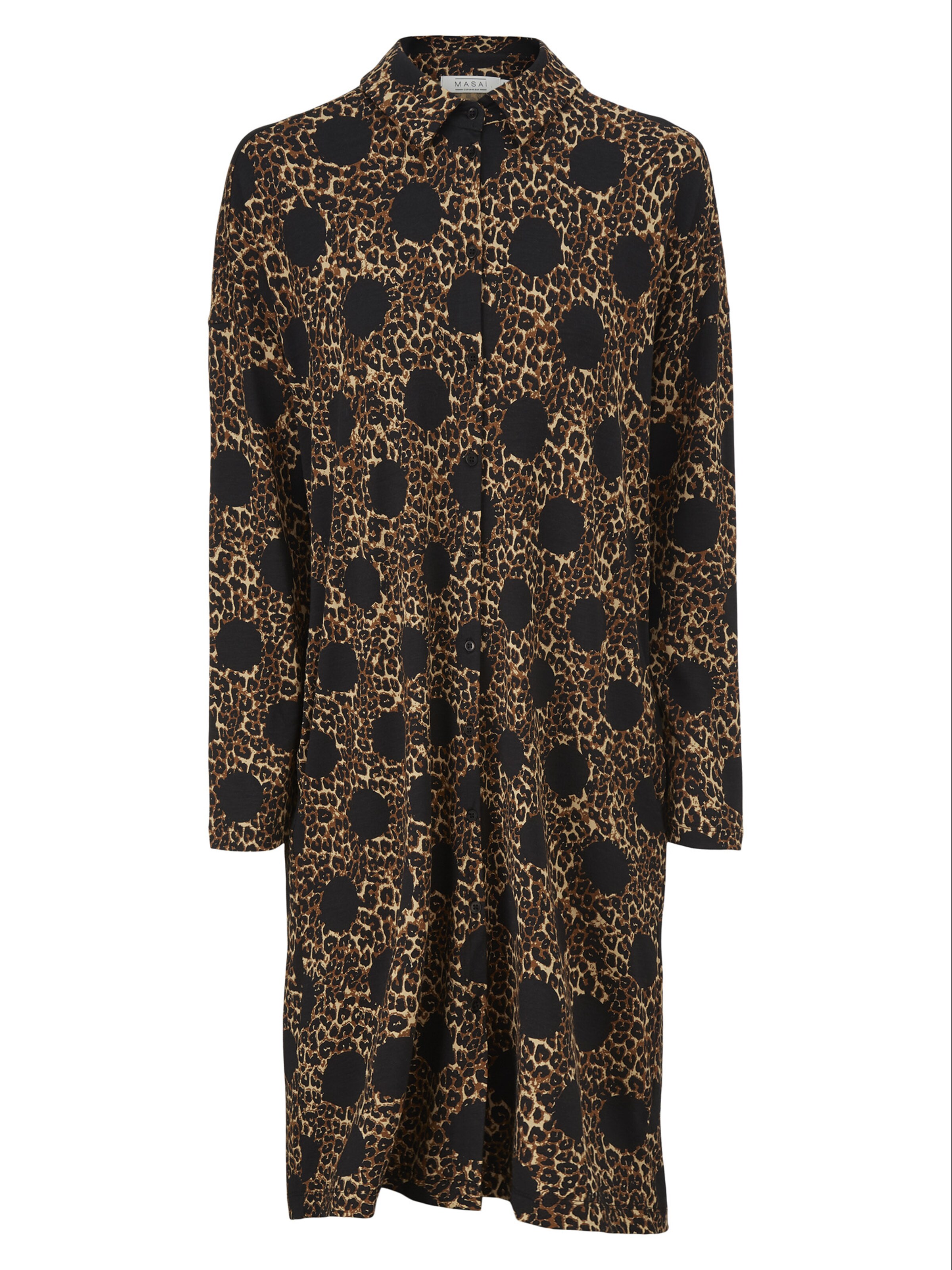 Frauen Große Größen Masai Kleid 'Nitzina' in Braun, Cappuccino - FD70316 Frauen Große Größen Masai Kleid 'Nitzina' in Braun, Cappuccino - FD70316