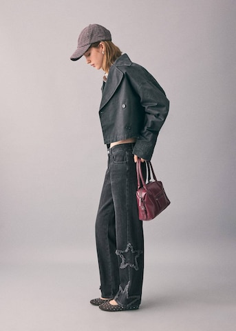MANGO TEEN Regular Jeans 'Star' in Schwarz