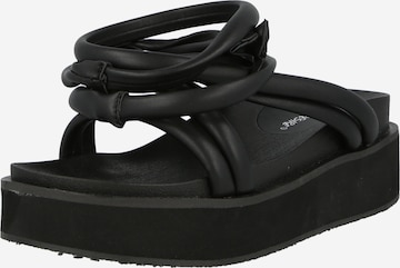 Public Desire - Sandalias 'JOLLY' en negro: frente