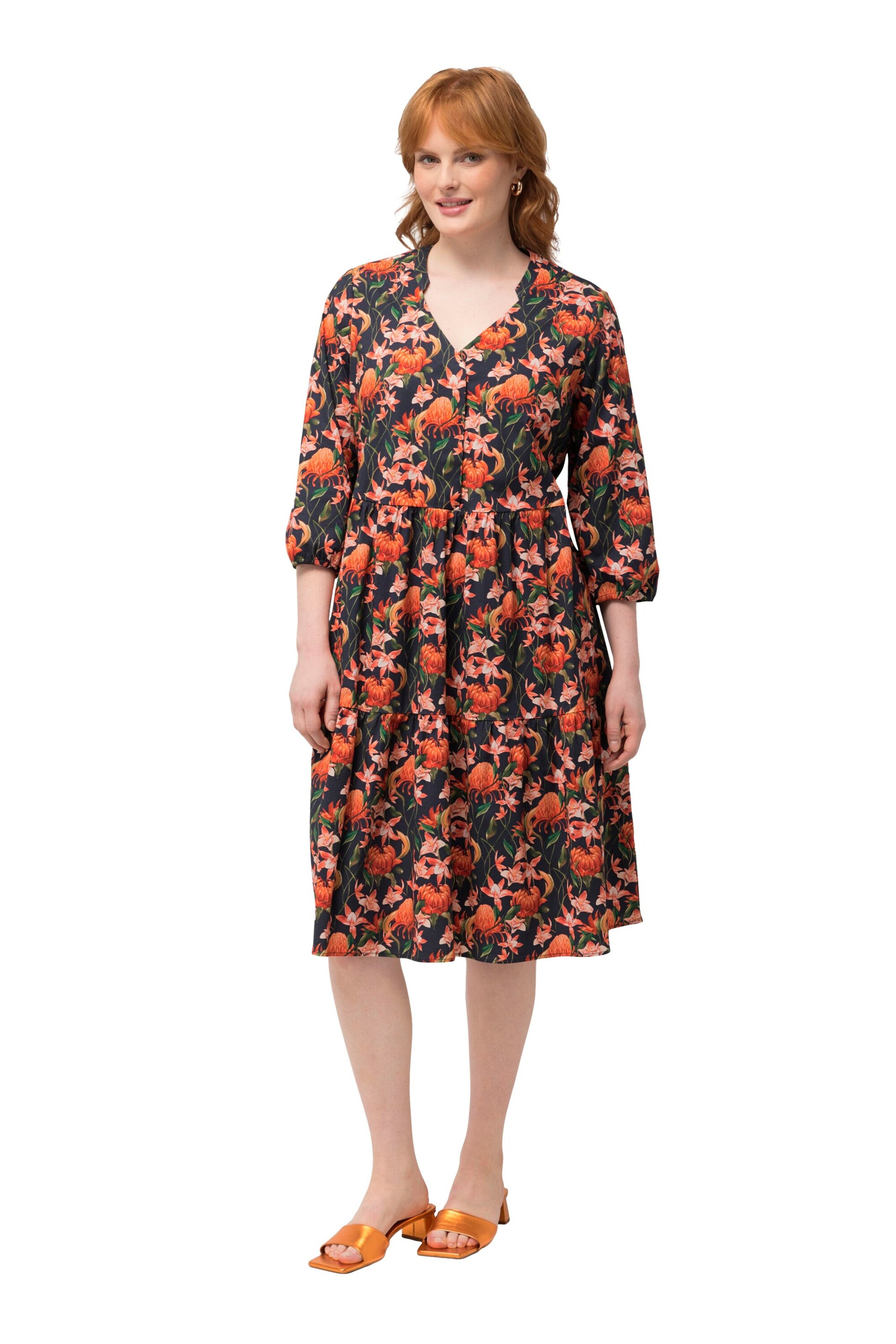 Ulla Popken Kleid in Mischfarben: Vorderseite