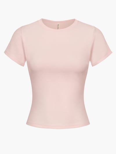 cfab (formerly creamy fabrics) Camiseta 'Cotton T-Shirt' en XS en rosa, Vista del producto