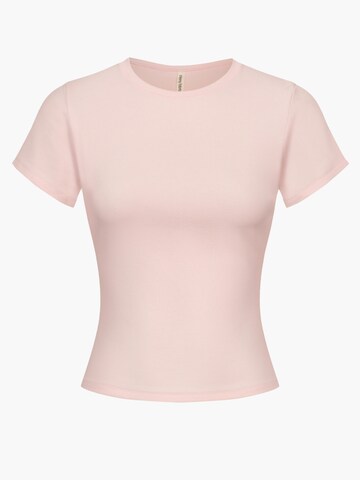 cfab (formerly creamy fabrics) Shirt 'Cotton T-Shirt'‌ in Pink: Vorderseite