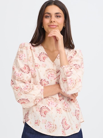 Fransa Blúzka 'FRKALIA' - Béžová: predná strana