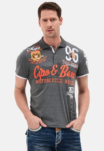 CIPO & BAXX Poloshirt in Grau