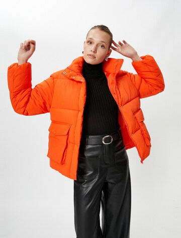 Koton Between-Season Jacket in Orange