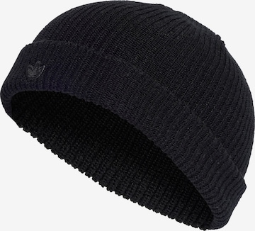 ADIDAS ORIGINALS Beanie 'Adicolor' in Black: front