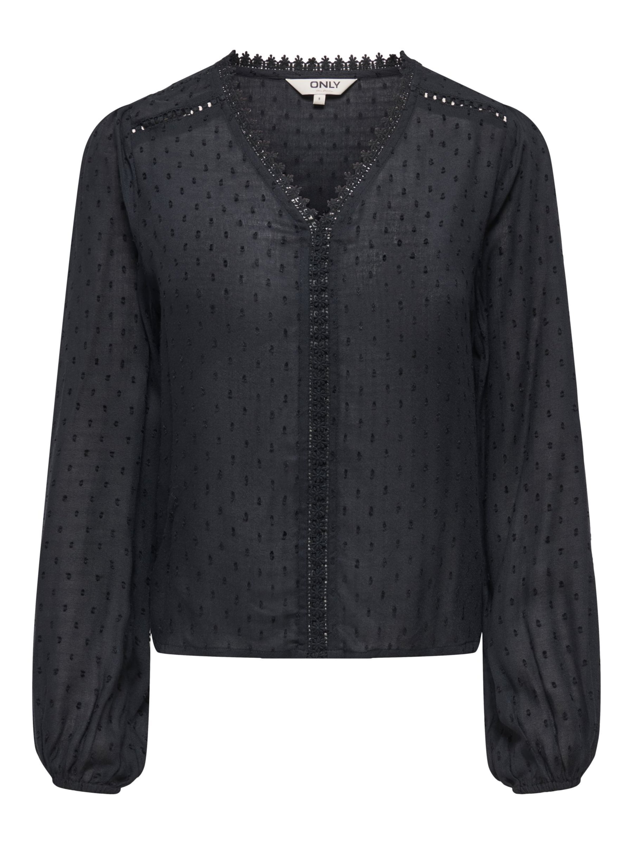ONLY - Blusa 'ONLGEZA' en negro: frente