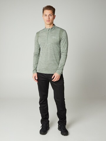 PROTEST Athletic Sweatshirt 'PRTSTRAYED' in Green
