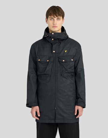 Lyle & Scott Between-Seasons Parka in Black: front
