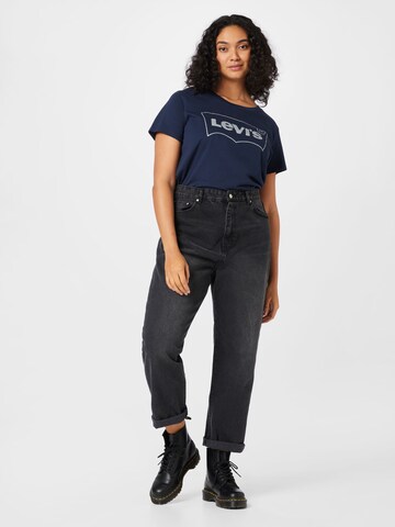 Levi's® Plus Shirt 'The Perfect Tee' in Blau