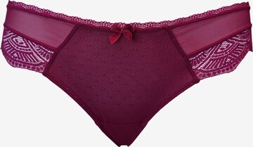 SugarShape Thong 'Clara' in Red: front